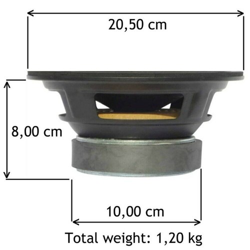 Woofer master audio cw800 da - cw800/8,