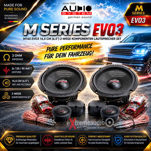 Sistema audio m165evo - sistema,