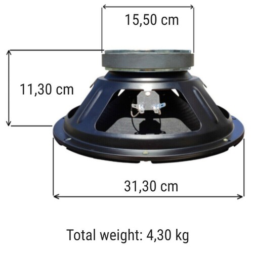 Woofer master audio pa12 - woofer,
